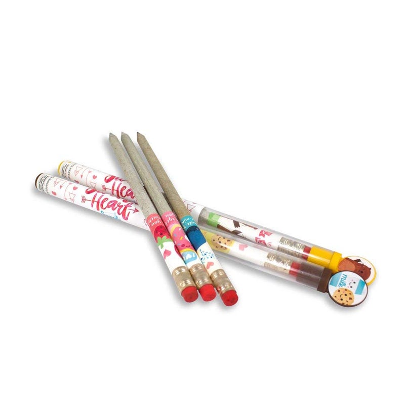 Scentco Sweetheart Smencils Cylinder - HB #2 Scented Pencils, 50 Count, Gifts for Kids - Image 5